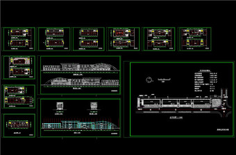 体育馆建筑图CAD图纸