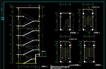 楼梯cad图纸素材