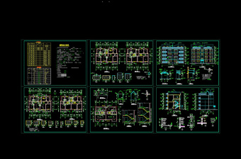 多层住宅cad施工图