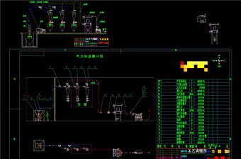 气力输送CAD机械图纸