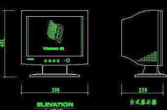 电视机图块、视听设备图块、影院音响组合图块、电脑CAD图块5