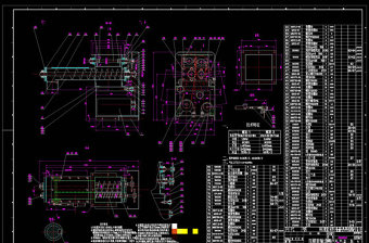 输送机设计CAD机械图纸