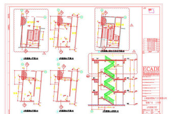 楼梯cad建筑图