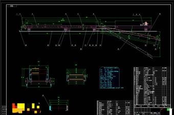 高台式装车机总图CAD机械图纸