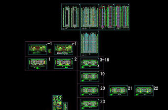 高层住宅cad施工图
