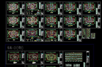 某高层住宅楼cad结构图
