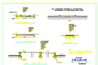 道路广场结构CAD景观图纸