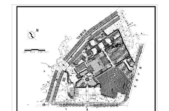 公园寺庙景观CAD图纸