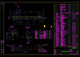 胶带机安装总图CAD机械图纸