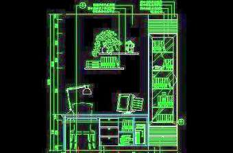 书柜CAD详图素材47