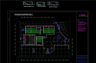 博物馆建筑设计CAD图纸