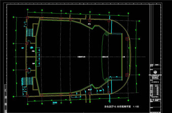 会议中心建筑素材CAD图纸
