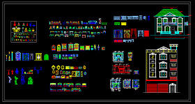 室内设计欧式构件cad图块图库