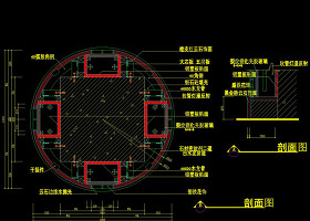 圆柱详图cad图纸