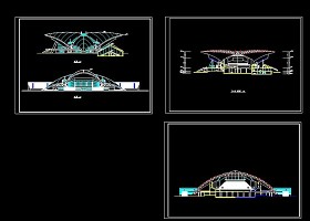 某多功能大型会展中心CAD全套施工图