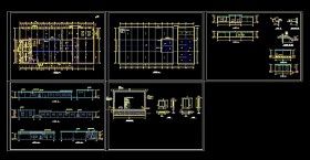 [临海]一整套冷库建筑cad设计方案图