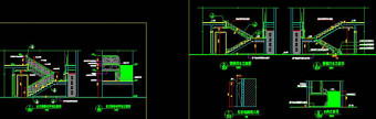 楼梯cad图稿素材