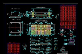 输电塔cad基础详细设计图.