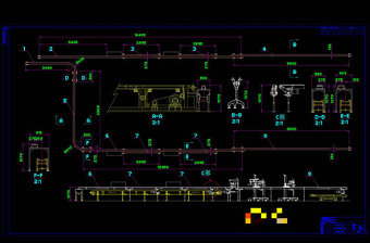 链板机CAD机械图纸