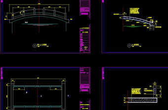桥cad图纸素材