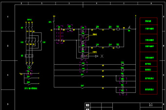 电动阀门控制原理图CAD图纸