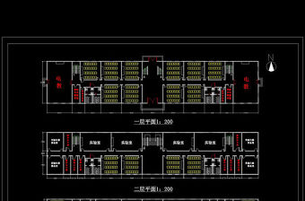 某学校教学楼设计cad图纸