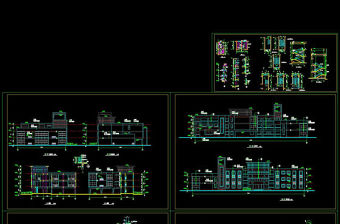 某幼儿园全套建筑图cad图纸