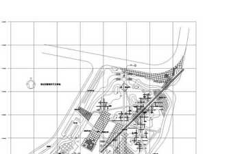 公园改造内湖总平面CAD图纸