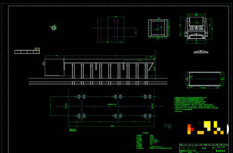 链板机总图初设图CAD机械图纸