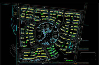某小区规划总图cad详图