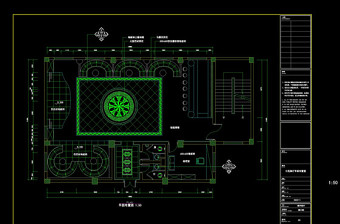 舞厅cad图纸