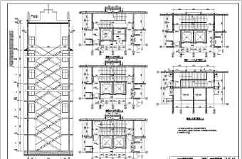 某高层剪力墙结构住宅楼建筑设计cad全套施工图