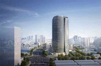 【上海】33层框剪办公楼建筑设计方案文本（无CAD）