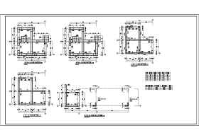 某地十一层异形柱框架结构住宅楼结构方案图（带地下室）