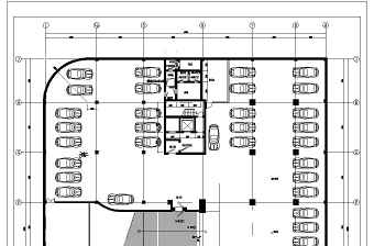 某人防地下室建筑设计cad全套施工图