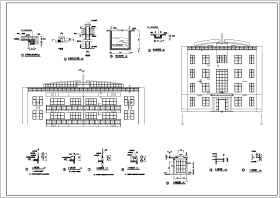 某地多层框架结构多层住宅楼建筑施工图