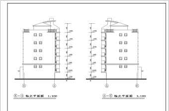 某框架结构现代住宅楼建筑设计施工图