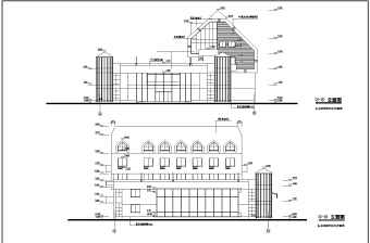 某风景区四层框架结构综合办公楼建筑设计施工图