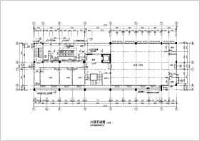 六层办公楼建筑cad施工图(外立剖面)