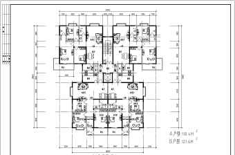 某小高层住宅楼建筑方案设计图