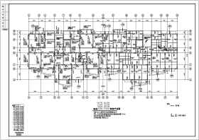 某地十二层异形柱框剪结构商住楼结构方案图（带地下室）