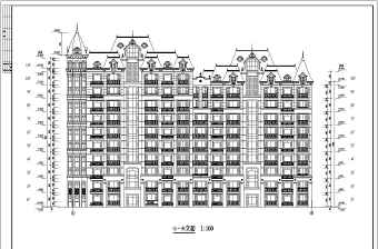 某小高层住宅楼建筑设计CAD施工图纸