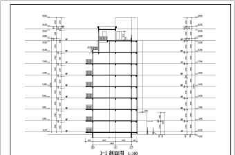 小高层住宅楼建筑设计CAD方案图