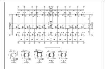 某十层带阁楼框剪住宅结构设计施工图