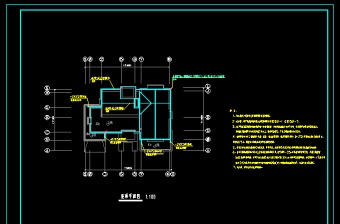 永春县某三层医院门诊综合楼CAD建筑结构设计图