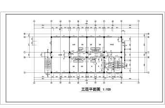 宾馆商住楼建筑全套施工设计CAD图