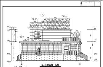 某地两套两层带地下室别墅建筑设计施工图