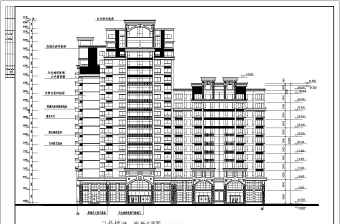 高层住宅建施方案设计全套CAD图纸