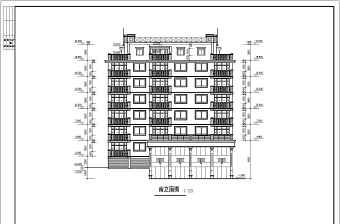 南港方案住宅建筑设计CAD施工图