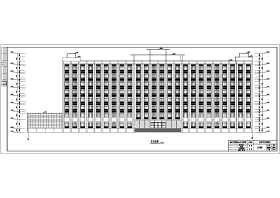 某中学行政办公楼框架结构结构施工图纸(含建筑设计)